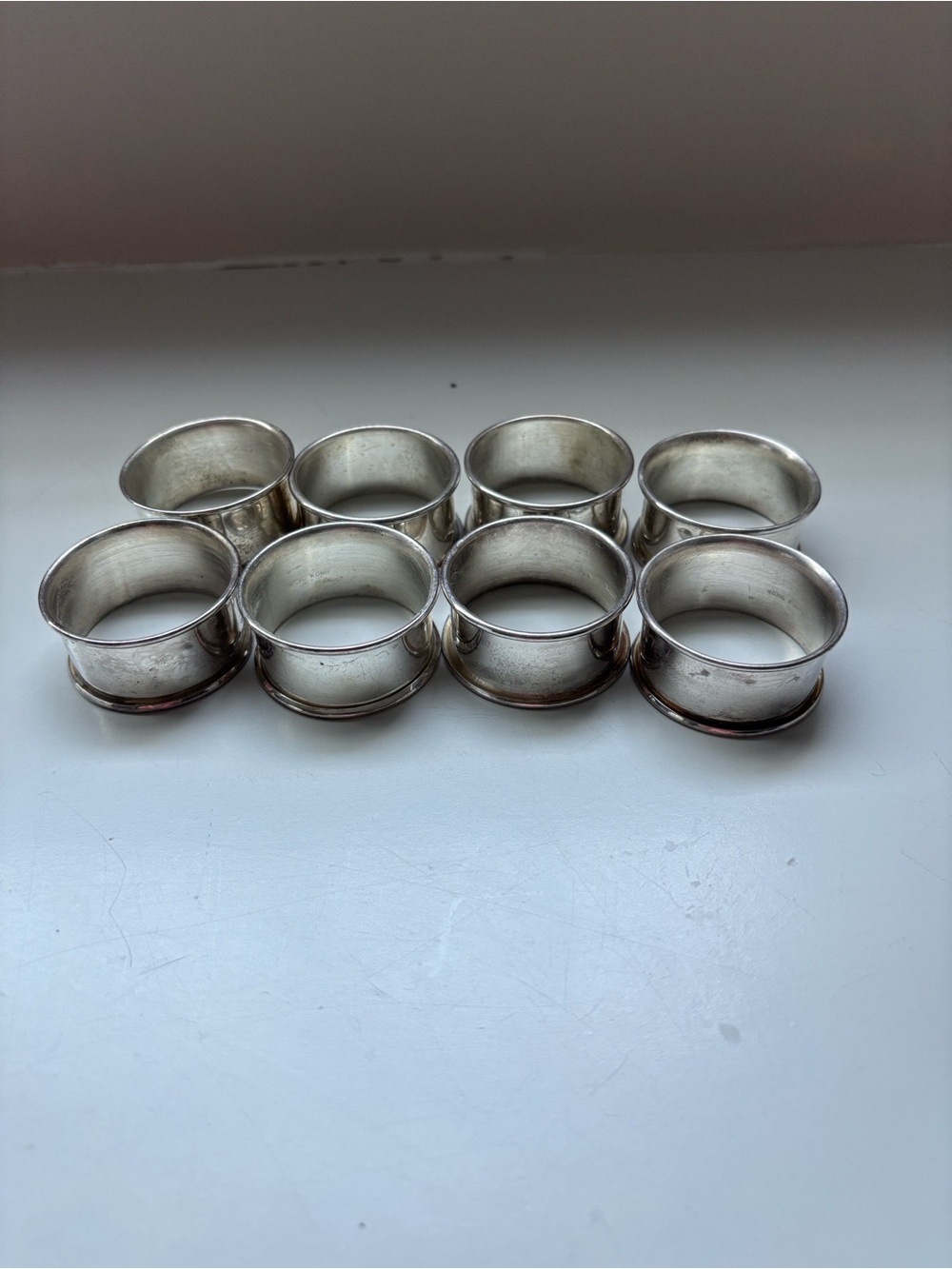 Napkin Rings VTG silver plated - set/8
International Silver Company